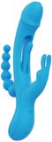 HoneyPlayBox Trilux Kinky Vinger Rabbit Vibrator Bleu