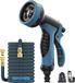 Tuyau d'arrosage extensible sans marque 15 m avec pistolet d'arrosage à 10 modes
