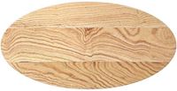 vidaXL Tafelblad 80x40x4 cm ovaal massief eikenhout