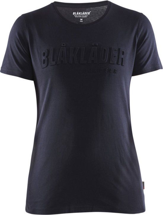 Blåkläder Dames T-shirt 3D 3431-1042 - Donker marineblauw - XS
