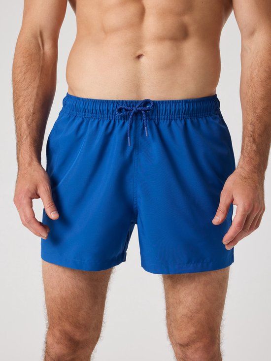 Björn Borg Solid Zwemshort Heren - Korter Model - 100% Gerecycled Polyester - Monaco Blauw - Maat XL