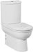 Creavit Selin staand toilet / vloertoilet met sproeier (bidet) – muur/onder-uitgang – wit