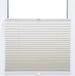 Thermo Black Out plissé gordijn, 90x200 cm, beige, argent metallic, 100% verduisterend