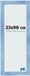 Your Decoration Cadre photo 33x98 cm MDF Clair Bleu Brossé Pisa