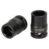 KS Tools 515.1542 1/4" Dopsleutel zeskant, kracht, kort, 6mm