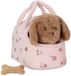 Little Dutch Knuffelhond Jackie In Tas - Roze - 12+ Maanden