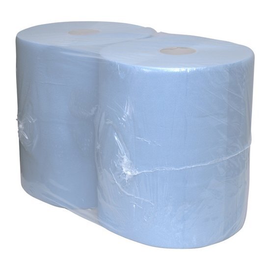 Europroducts Industrie poetspapier 3L blauw 37cmx190mtr 2 rollen