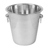 Garcia de Pou 184.99 RVS Champagne emmer met handgrepen, diameter x 21 cm, zilver