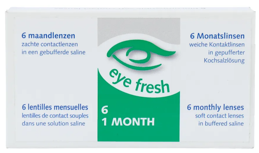 Eye Fresh Zachte Maandlenzen -3.50