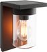 Calex Lampe murale d'extérieur Asti noir E27 1.6W 150Lm 2700K IP44
