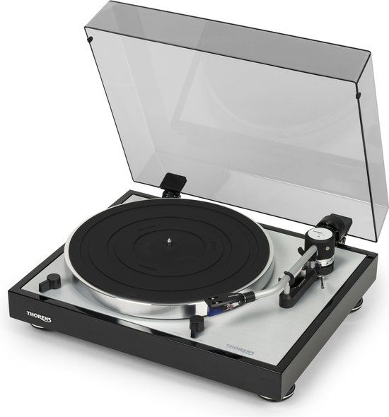 Thorens TD 403 DD black, high gloss - Platenspeler met riem aandrijving