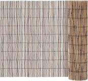 vidaXL Tuinscherm Composiet Hardhout Bruin Verticaal 500 cm