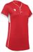 Macron Maillot de softball manche courte rouge/blanc XXL