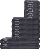 JOOP! Handdoek Classic Antraciet Katoen 50x100 cm Set van 10