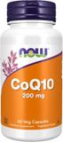 Now Foods CoQ10 200mg (60 vcaps) Unflavoured