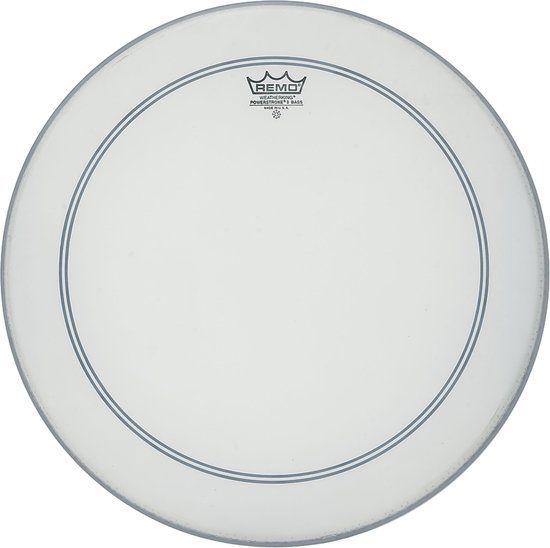 Remo Powerstroke 3 Coated 18" Bass Drum Batter/Reso - Bass drumvel