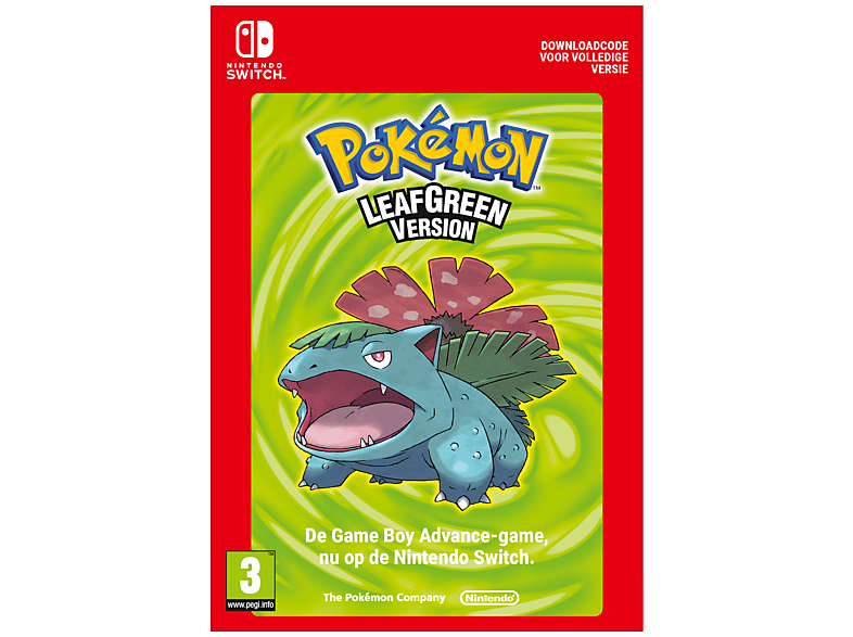 Nintendo Pokémon Leafgreen Version - Switch (download Code)