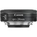 Canon EF-S 24mm f/2.8 STM Lens - Black