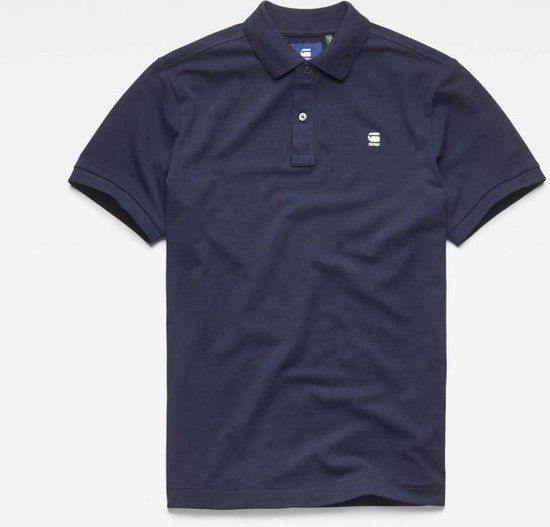 G-Star RAW Dunda Slim Polo S/s - Navy - Men - Size L