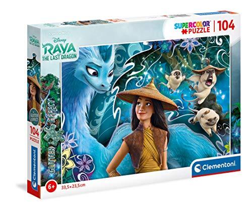 Clementoni - Disney Raya-104-delige kinderpuzzel, gemaakt in Italië, 6 jaar en meer, 20183