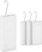 Merkloos Waterverdamper radiator - set van 4 - 400 ml - wit