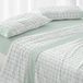 Burrito Blanco Beddengoedset, 105 cm brede bedden (+ beschikbare maten), design 139, kleur mint (105 x 190/200 cm)