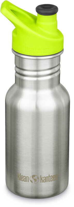 Klean Kanteen Klean Kanteen Classic Narrow Drinkfles 355ml met Sport Cap Kinderen, zilver  2023 BPA-vrije Bidons