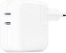 IK-Handelsgruppe Apple Lader voor iPhone 16, 15, PRO, MAX, PLUS, adapter, netvoeding, MacBook Air, Pro, iPad, 35W, USB-C