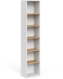 Vicco Viktor Badkamerkast – 40.2 x 188.6 cm Wit/Kunstnijverheid