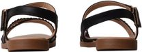 Super Mode He Valentine Kindersandalen met klittenband zwart