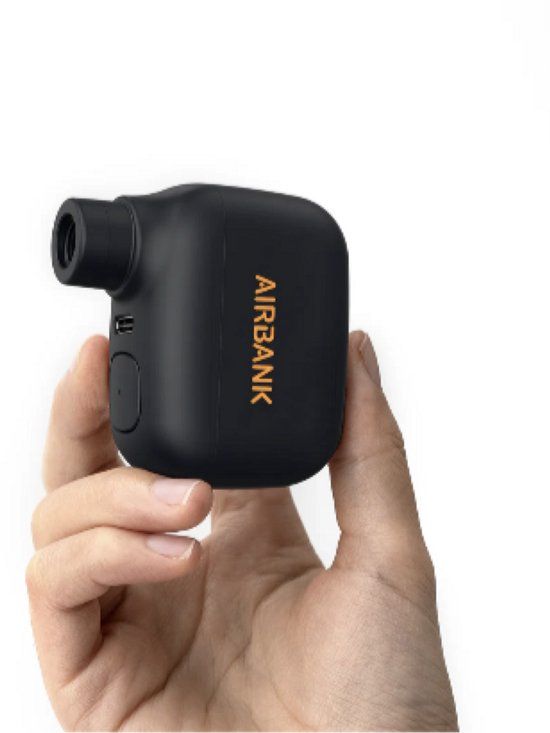AIRBANK POCKET SE Mini Elektrische Fietspomp – Compact & Licht (93g) – USB-C Oplaadbaar – 100 PSI/6,9 bar – Draagbare Bandenpomp