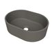 Arcqua Case Opbouw Waskom Ovaal 40x28 Mat Quartz Grijs