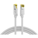 Draka Patchkabel RJ45 Patchkabel Cat.6A S/FTP LSZH, UC900 TM31 weiß 3m - 1 VPE = 5 Stück