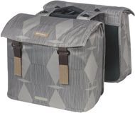 Basil Elegance Dubbele Fietstas MIK 40-49L Chateau Taupe
