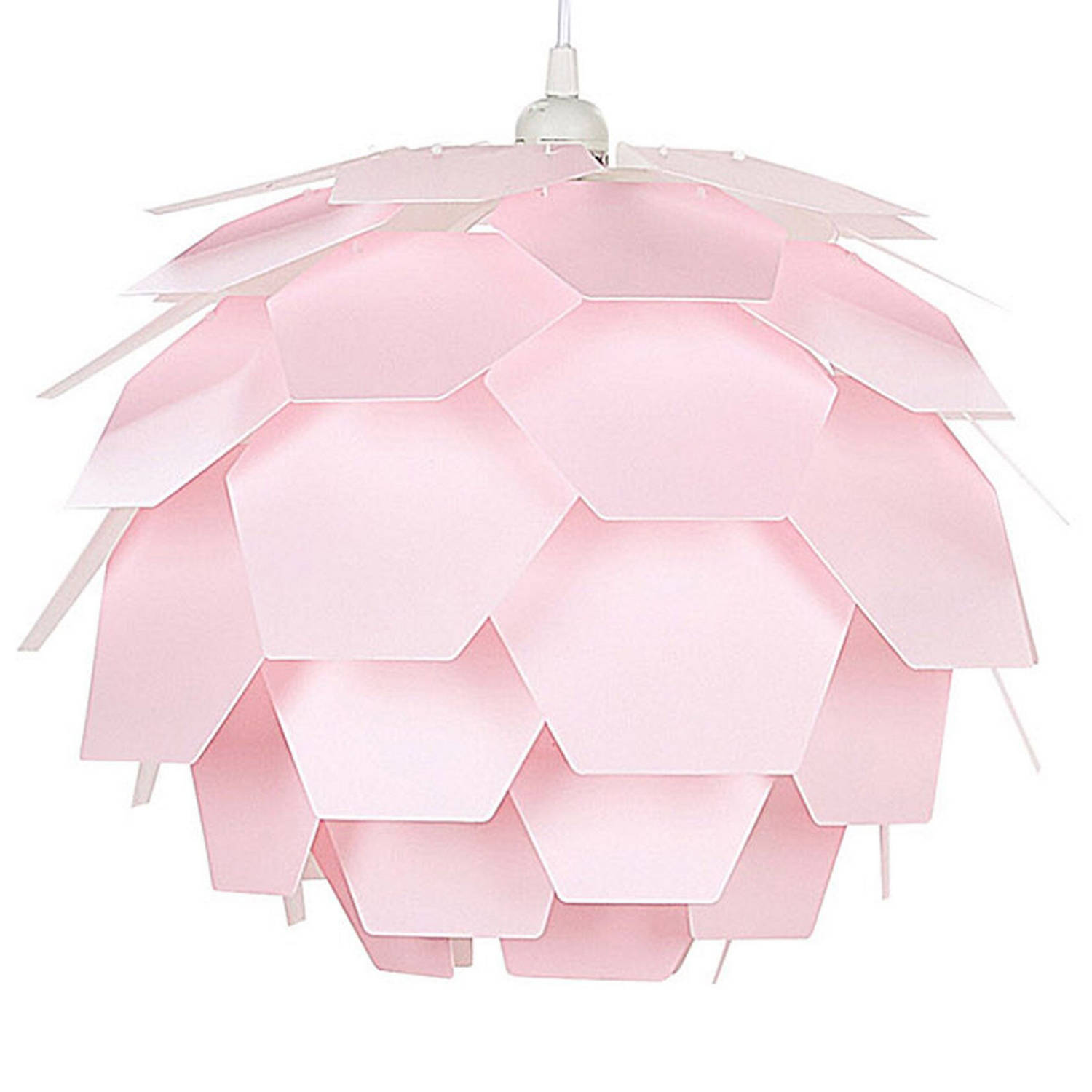 Beliani segre - kinderlamp-roze-synthetisch materiaal