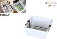 Confortime Organizer Non-Slip 9.5x9.5cm Zilver