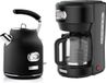 Westinghouse Set de 2 pièces - Bouilloire 1,7L + Cafetière filtre - Noir