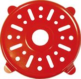 Imex El Zorro Imex El Zorro 61306 placemat, beschilderd, diameter roestvrij staal, zwart, 19 cm