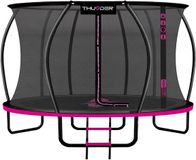 Thunder Trampoline 366 cm – Ronde Tuintrampoline – Max. 150 kg – Met Ladder – Roze