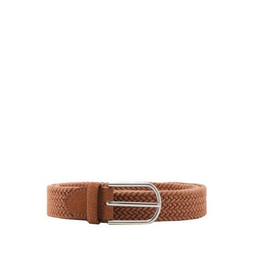 Mango Man riem cognac