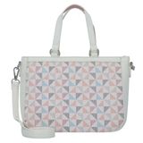 Gabor Schoudertas Meria Zip Shopper Printed Rose Wit