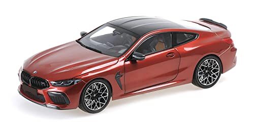 MINICHAMPS 110029020 - B-M-W M8 Coupe Red Metallic 2020 - schaal 1/18 - verzamelstuk miniatuur