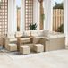 Maison Exclusive - Ensemble de jardin 13 pièces, beige, en polyrotin
