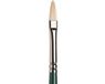 Winsor & Newton 5976702 Winton Filbert Penseel Nr. 2 Varkenshaar Beige/Groen
