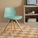 NOUS Kids kinderstoel Woody Blauw