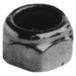 Winora 2259005601 veiligheidsmoer, uniseks, voor volwassenen, zilver, één maat