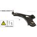 Triscan Bras de liaison, suspension de roue 8500 255014 Renault 5450 196 65r