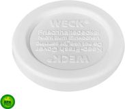 Weck Plastic vershouddeksel - Ø 80 mm - wit - 5 stuks