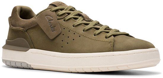 Clarks Shoes Courtlite2 Run Schoenen Olive Nubuck EU 41 1/2 Man