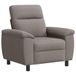 vidaXL - Bank - Taupe - 95 x 90 x 95 cm - Stof